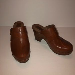 Kork-Ease Brown Mules/Clogs